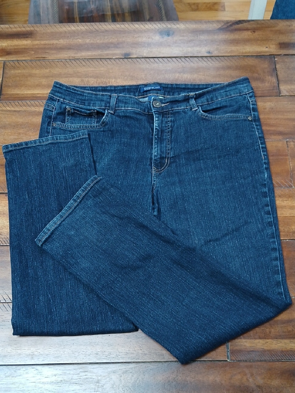 Bandolino Caroline Dark Blue Straight-Leg Women's Jeans